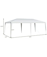 Skonyon 10 x 20 Feet Waterproof Canopy Tent with Tent Peg and Wind Rope