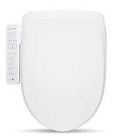 SmartBidet Sb-2600 Advanced Electric Bidet Seat for Elongated Toilets with Unlimited & On-Demand Heated Water, Touch Control Panel, Stainless Steel No