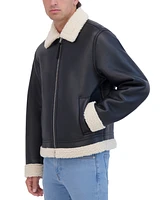 Hudson Men's Shearling Bomber Jacket