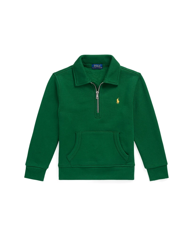 Polo Ralph Lauren Toddler and Little Boys Fleece Quarter-Zip Pullover Sweatshirt