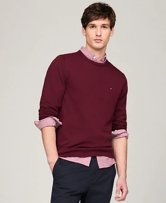Tommy Hilfiger Men's Essential Solid Crew Neck Sweater