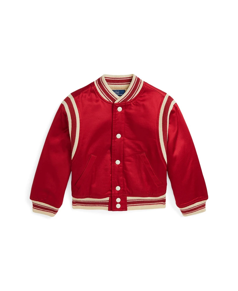 Polo Ralph Lauren Toddler and Little Boys Ball Satin Rally Jacket