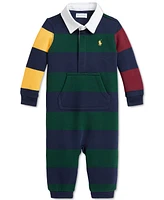 Polo Ralph Lauren Baby Fleece Rugby Coveralls