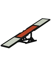 PawHut Wooden Dog Agility Seesaw for Training and Exercise,