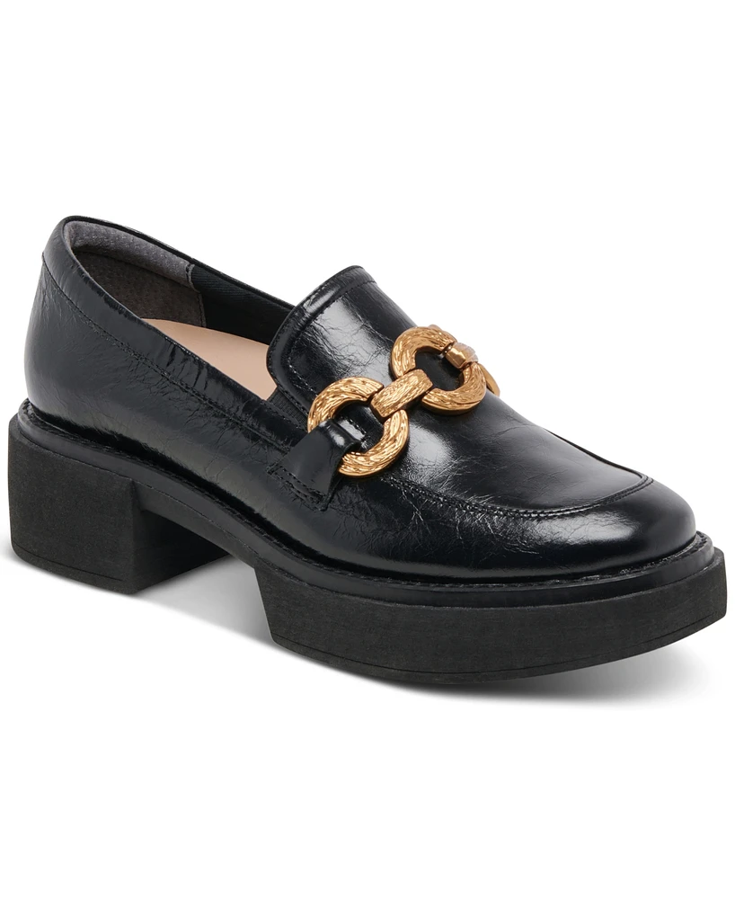 Dolce Vita Women's Sheena Platform Chain Bit Loafers