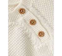 Little Planet by Carter's Baby Cotton Sweater Knit Pullover & Pants, 2 Piece Set