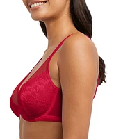 Bali Women's One Smooth U Lace Minimizer Bra DF3386