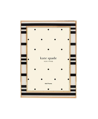 kate spade new york Sitting Pretty Stripe Frame, 4"x 6"