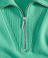 On 34th Women's Quarter-Zip Sweater, Created for Macy's