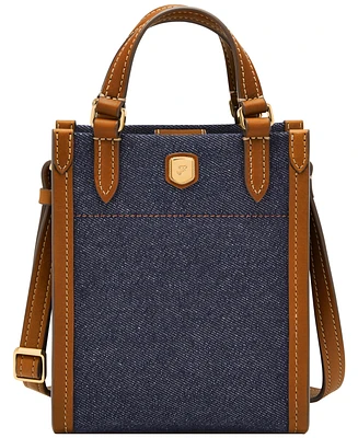 Fossil Gemma Denim Mini Tote