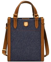 Fossil Gemma Denim Mini Tote