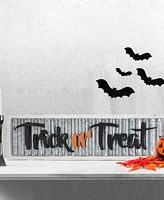 Northlight Trick or Treat Halloween Wall Sign - 27.5"