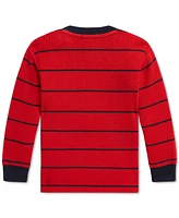 Polo Ralph Lauren Baby Cotton Striped Waffle-Knit Tee