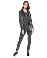 Karl Lagerfeld Paris Women's Metallic Blazer