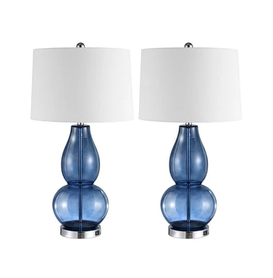 Safavieh Mercurio Table Lamp Set Of 2 W/ Usb Port