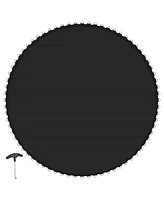 Yescom Trampoline Replacement Mat W/72V-Ring For 14" Trampoline Frame 7" Spring , Uv Resistant Outdoor Garden
