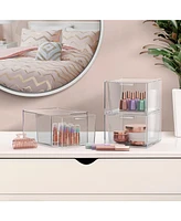 Sorbus Pack Clear Stackable Acrylic Drawer Makeup Organizers - for Vanity, Bathroom, Under Sink, Cabinets, Jewelry