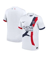 Nike Men's White Paris Saint-Germain 2024/25 Away Authentic Jersey