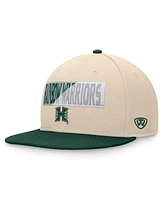 Top of the World Men's Tan/beige Hawaii Rainbow Warriors Goalaso Snapback Hat