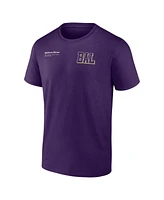 Fanatics Men's Purple Baltimore Ravens Split Zone T-Shirt