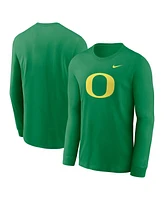 Nike Men's Green Oregon Ducks Primary Logo Long Sleeve T-Shirt