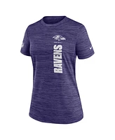 Nike Women's Purple Baltimore Ravens Velocity Performance T-Shirt