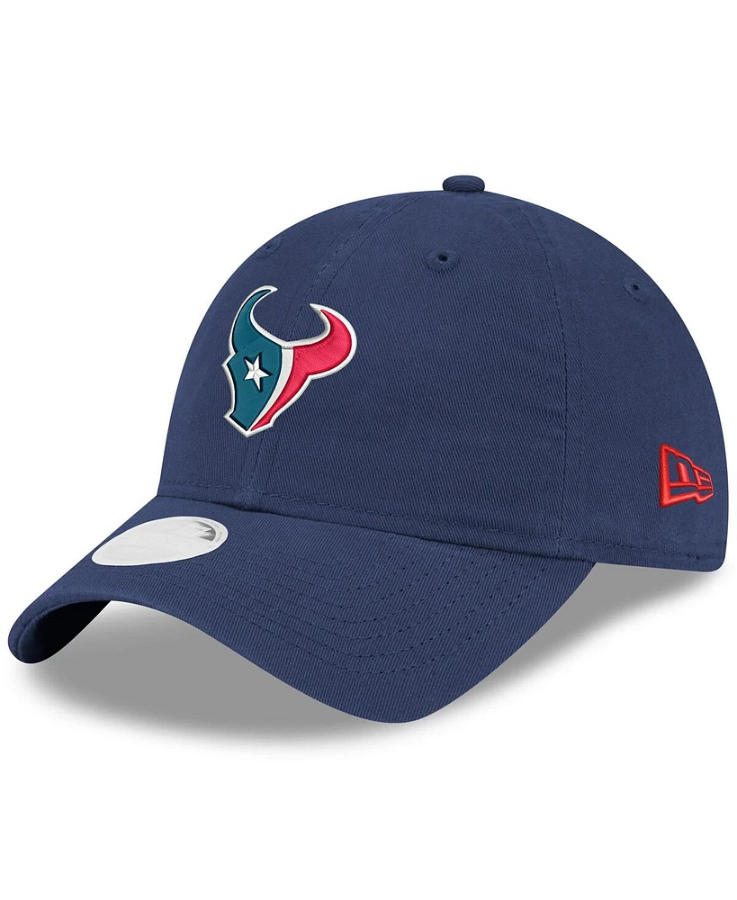 New Era Women's Navy Houston Texans Core Classic 9TWENTY Adjustable Hat