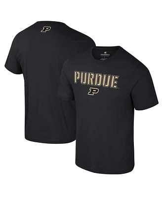 Colosseum Men's Black Purdue Boilermakers Color Pop Active Blend T-Shirt