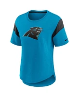 Nike Women's Blue Carolina Panthers Primary Logo Fashion Top