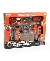 World Tech Toys Big Boy's Workshop 15 Piece Handyman Playset