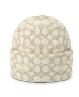 Coach Women's Signature C Metallic Beanie