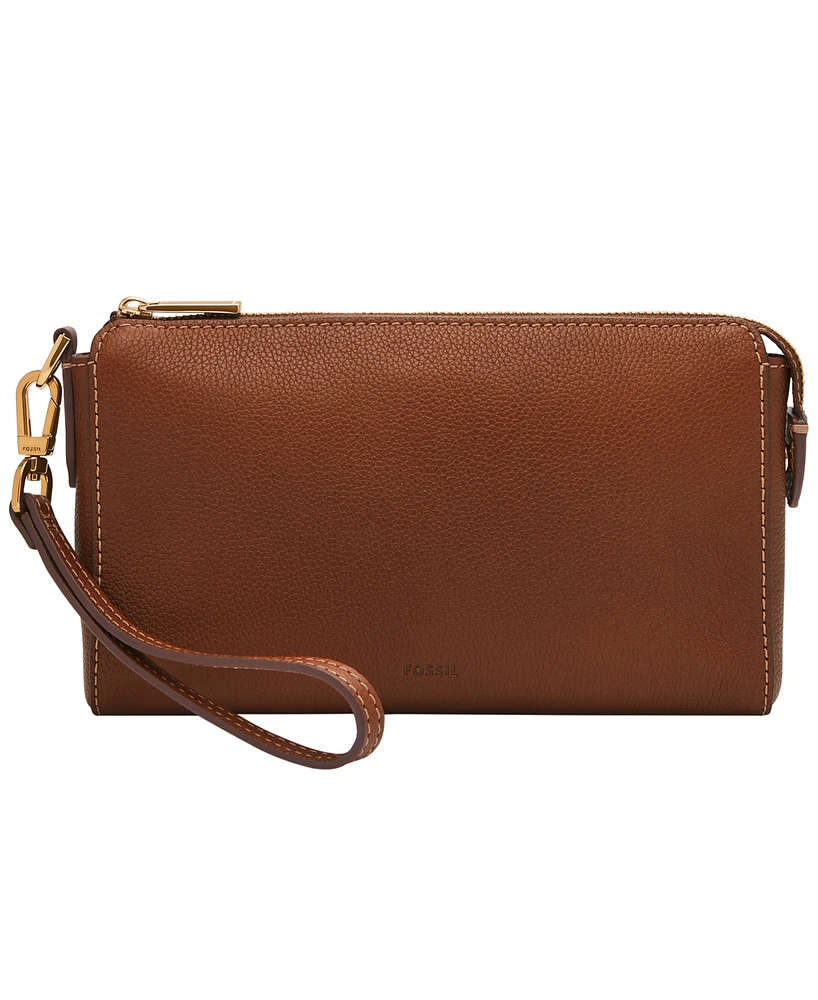 Fossil Wristlet Leather Wallet