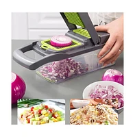 Cowin Vegetable Chopper Multifunctional 8 Blades Grater Slicer