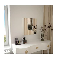 vidaXL Wall Mirror 19.7"x19.7" Square Glass