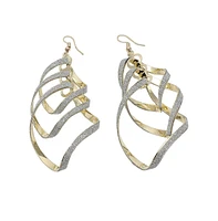 Sohi Women's Interwine Drop Earrings