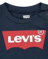 Levi's Baby Boys or Girls Short Sleeve Classic Batwing T Shirt