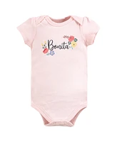 Hudson Baby Girls Cotton Bodysuits