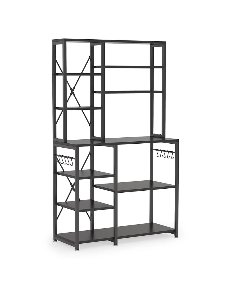 Tribesigns Kitchen Baker's Rack, 5-Tier+6-Tier Utility Storage Shelf Table with 10 S