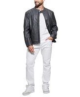 Guess Men's Fitted Bomber Jacket