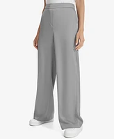 Calvin Klein Women's Elastic-Back Wide-Leg Pants