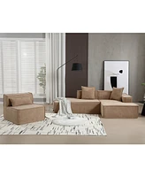 Streamdale Furniture Modern, Sectional, Modular Sofa with Pillows