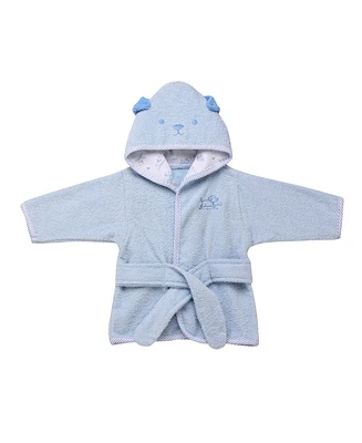 Little Me Baby Boys Or Girls Cotton Hooded Bath Robe