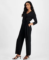 I.n.c. International Concepts Petite Wrap-Style Jumpsuit, Created for Macy's