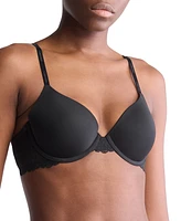 Calvin Klein Women's Lightly-Lined Lace-Trim T-Shirt Bra QF7837