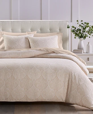Charter Club Ogee Floral 3-Pc. Duvet Cover Set, Full/Queen, Exclusively at Macy's