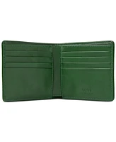 Polo Ralph Lauren Men's Equestrian Canvas & Leather Wallet