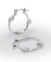 Steve Madden Triple Knot Hoop Earrings