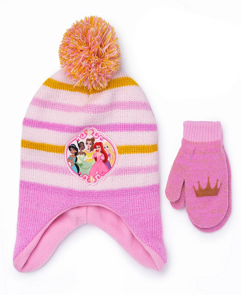 Princess Hat And Mitten Set