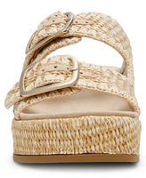 Anne Klein Women's Vineyard Raffia Platform Wedge Sandals