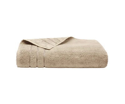 Cariloha Bath Sheet | Stone | 40"x72" | Turkish Cotton & Viscose Material Blend | Extra Smooth, Odor Resistant and Highly Absorbent